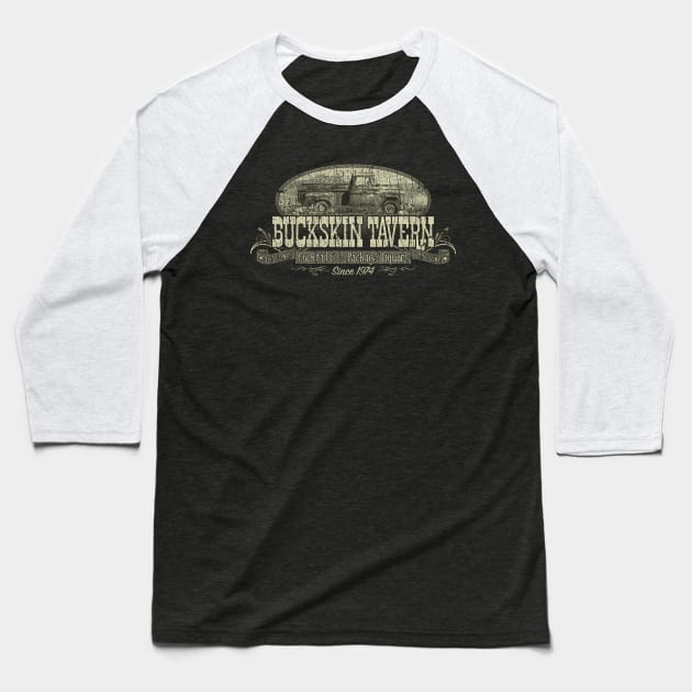 Buckskin Tavern Fredonia 1974 Baseball T-Shirt by JCD666